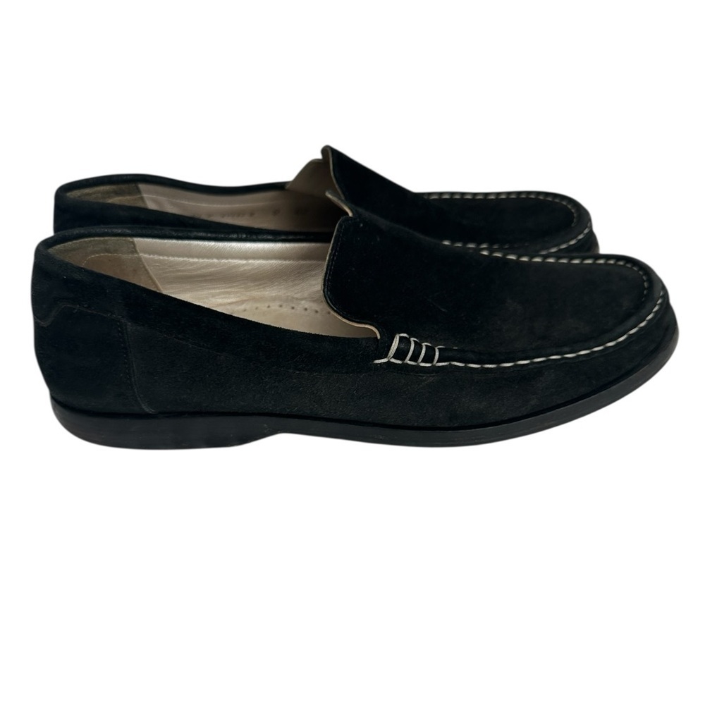 A316 Cole Haan Resort Italy black suede loafers